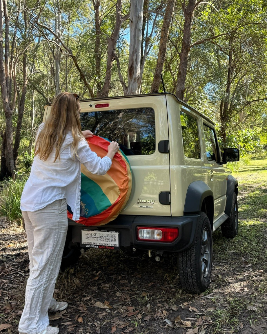 Wavy Spare Tyre Cover