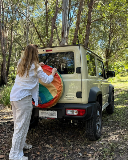 Wavy Spare Tyre Cover