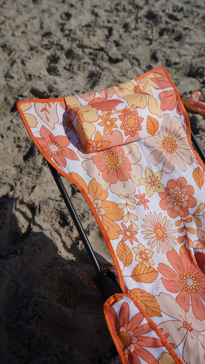 Boho Floral Soli Camp Chair