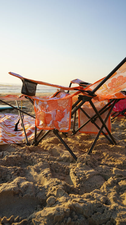 Boho Floral Soli Camp Chair