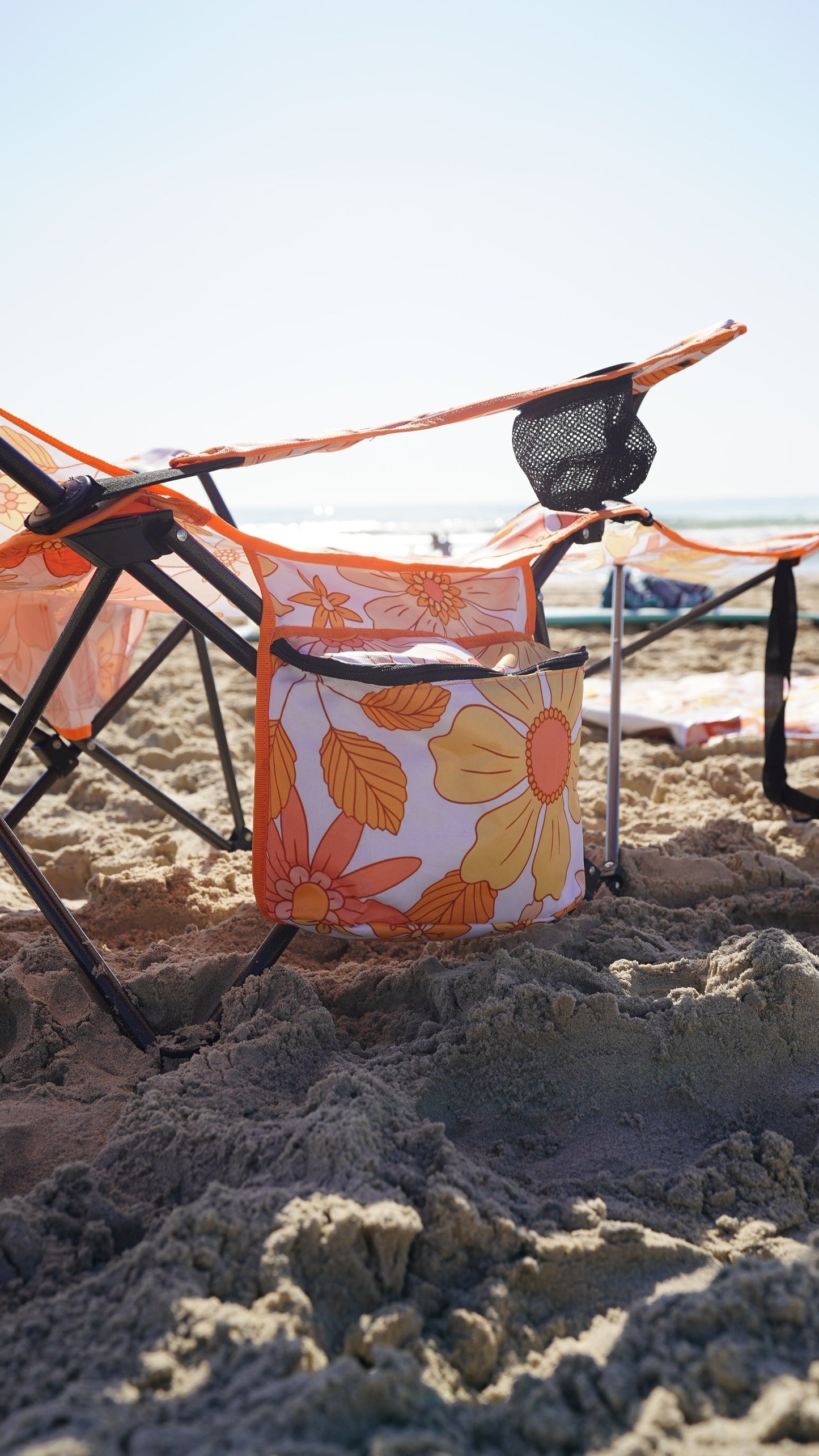 Boho Floral Soli Camp Chair