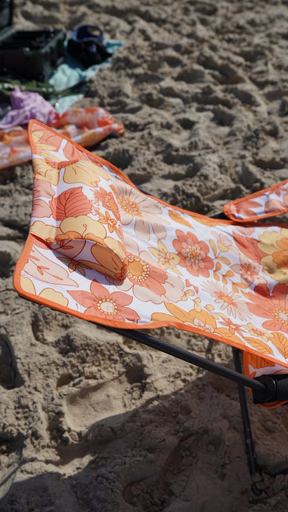 Boho Floral Soli Camp Chair