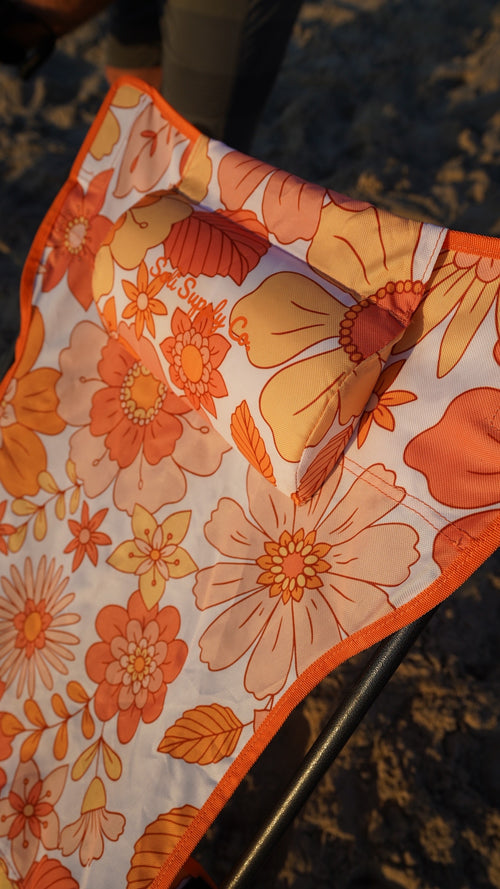 Boho Floral Soli Camp Chair