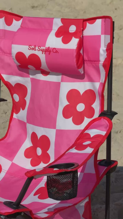 Checkered Soli Camp chair