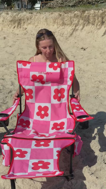 Checkered Soli Camp chair