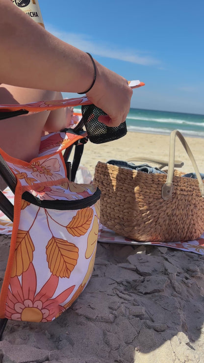 Boho Floral Soli Camp Chair