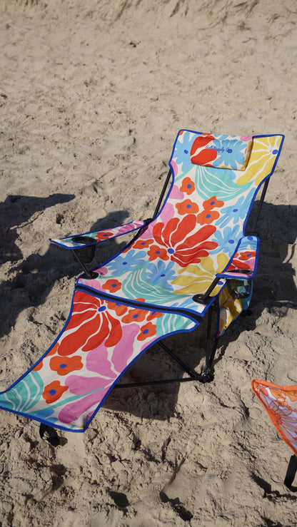 Rainbow Floral Soli Camp Chair