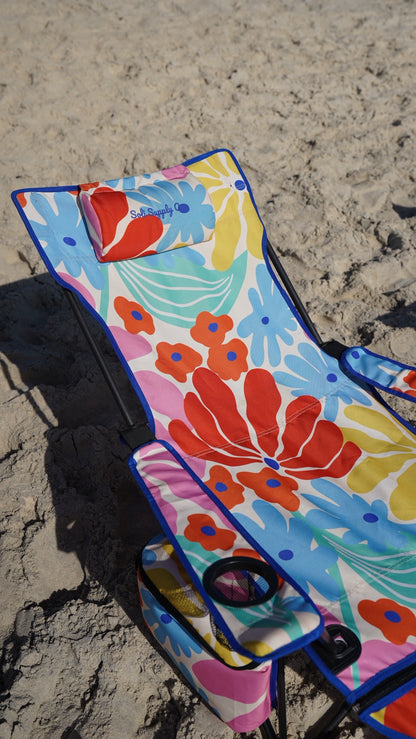 Rainbow Floral Soli Camp Chair